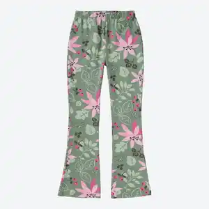 Kinder-Mädchen-Leggings mit Bootcut-Schnitt