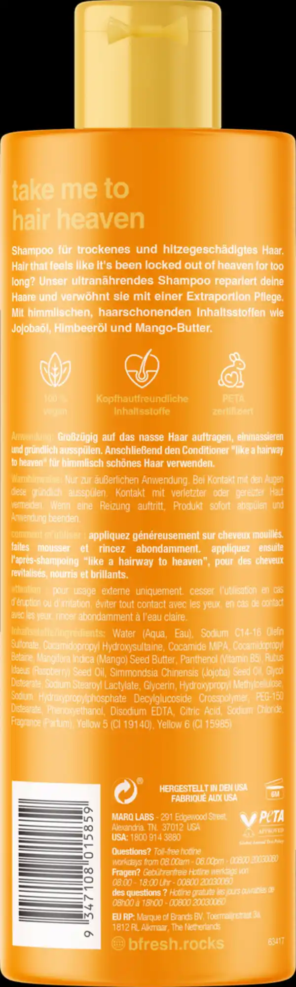 Bild 2 von b.fresh Haarshampoo - like a hairway to heaven, 355 ml