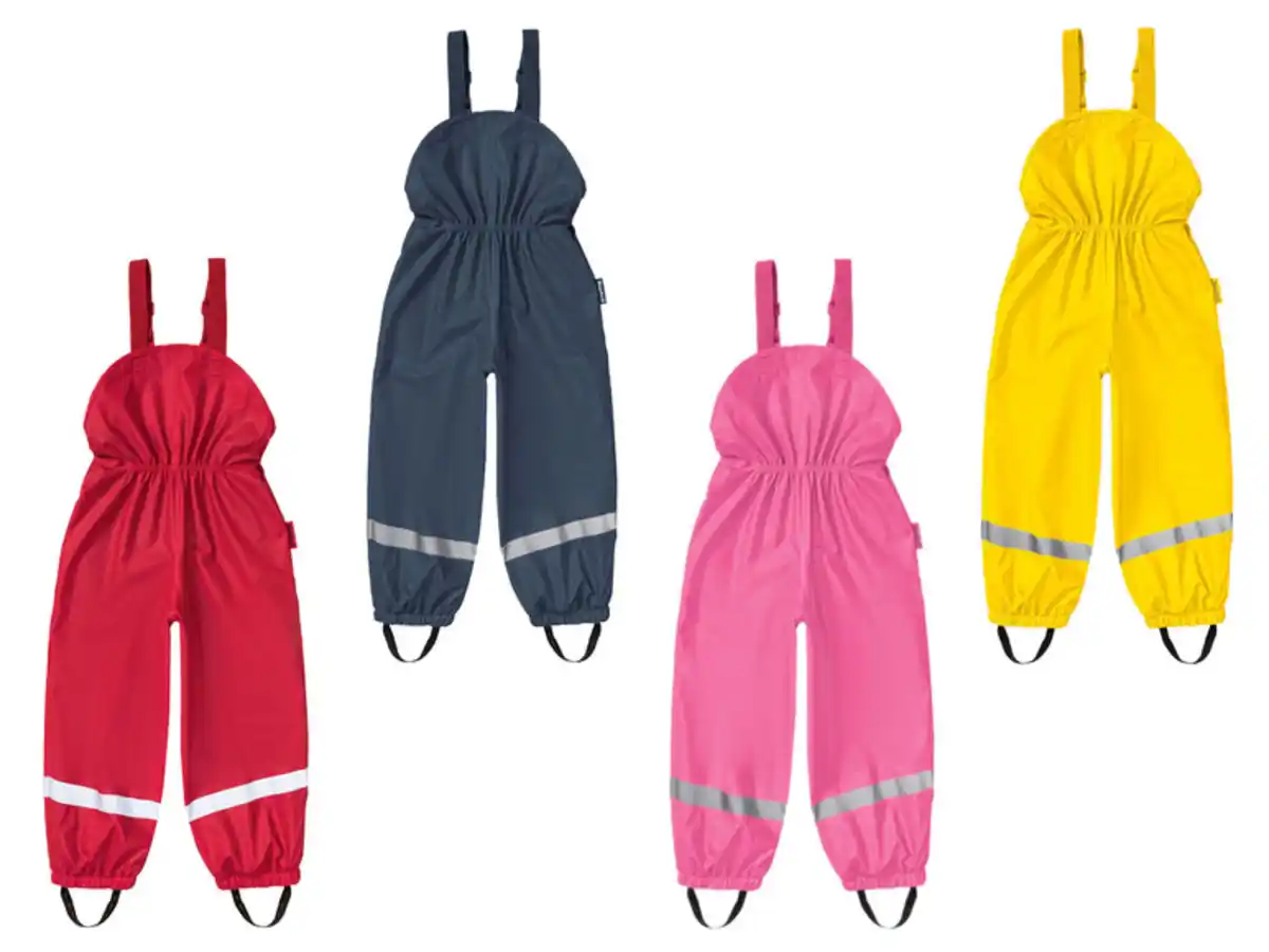 Bild 1 von Playshoes Kleinkinder Kinder Regenlatzhose mit Reflektoren