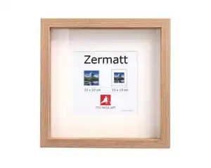 Zermatt Bilderrahmen 23 x 23 cm Duplo eiche