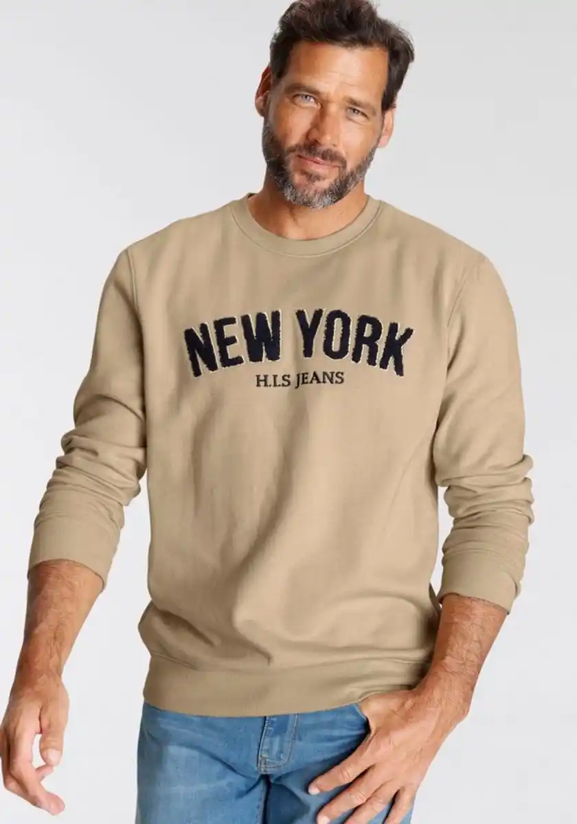 Bild 1 von H.I.S Sweater mit hochwertiger Flock-Applikation