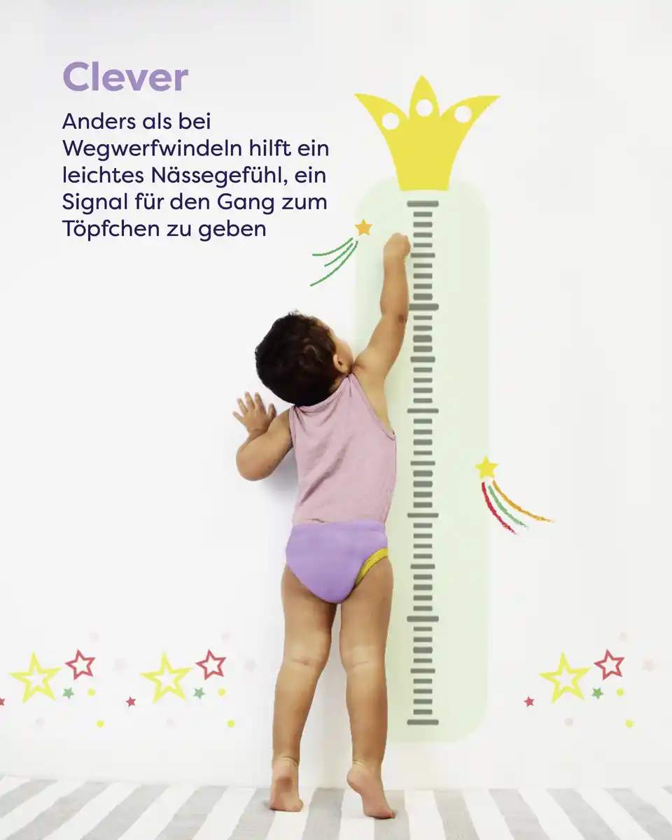 Bild 2 von bambino mio Töpfchen Trainingshose Fuchs, Gr. S, 2-3 Jahre