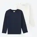 Bild 1 von Kinder-Langarmshirt aus Baumwolle, 2er-Pack