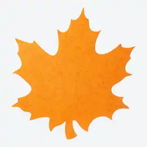 Deckchen in Blatt-Form, ca. 35x36cm