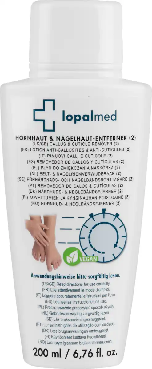 Bild 1 von Lopalmed Hornhaut- & Nagelhautentferner, 200 ml