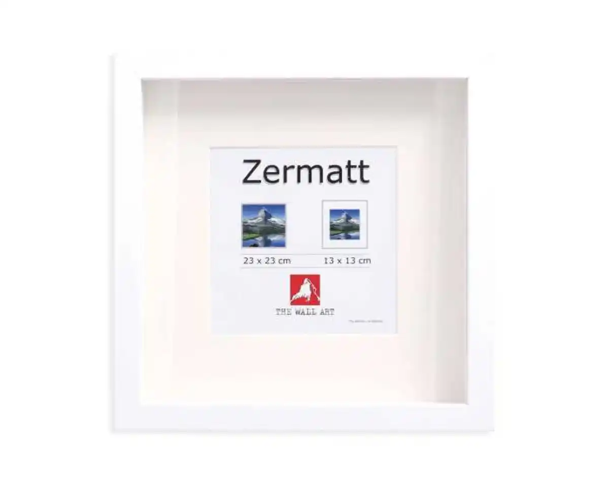 Bild 1 von Zermatt Bilderrahmen 23 x 23 cm Duplo weiß