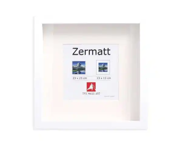Bild 1 von Zermatt Bilderrahmen 23 x 23 cm Duplo weiß