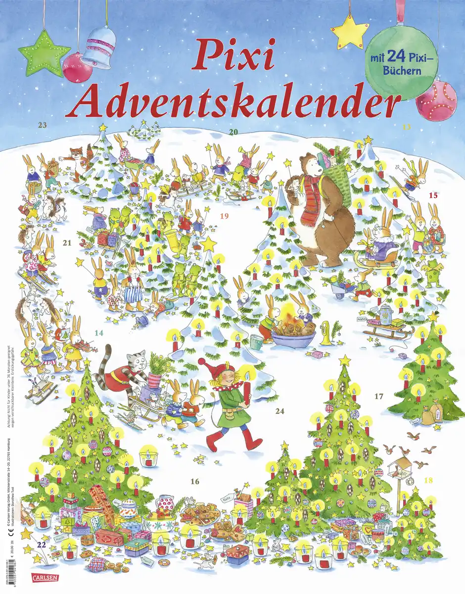 Bild 1 von Carlsen Pixi Adventskalender 2025