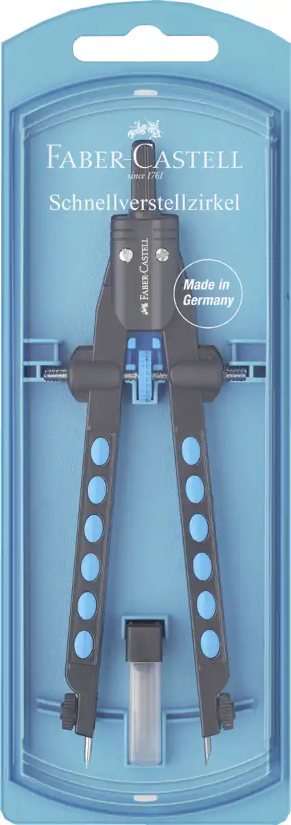 Bild 1 von Faber-Castell Factory Schnellverstellzirkel blau