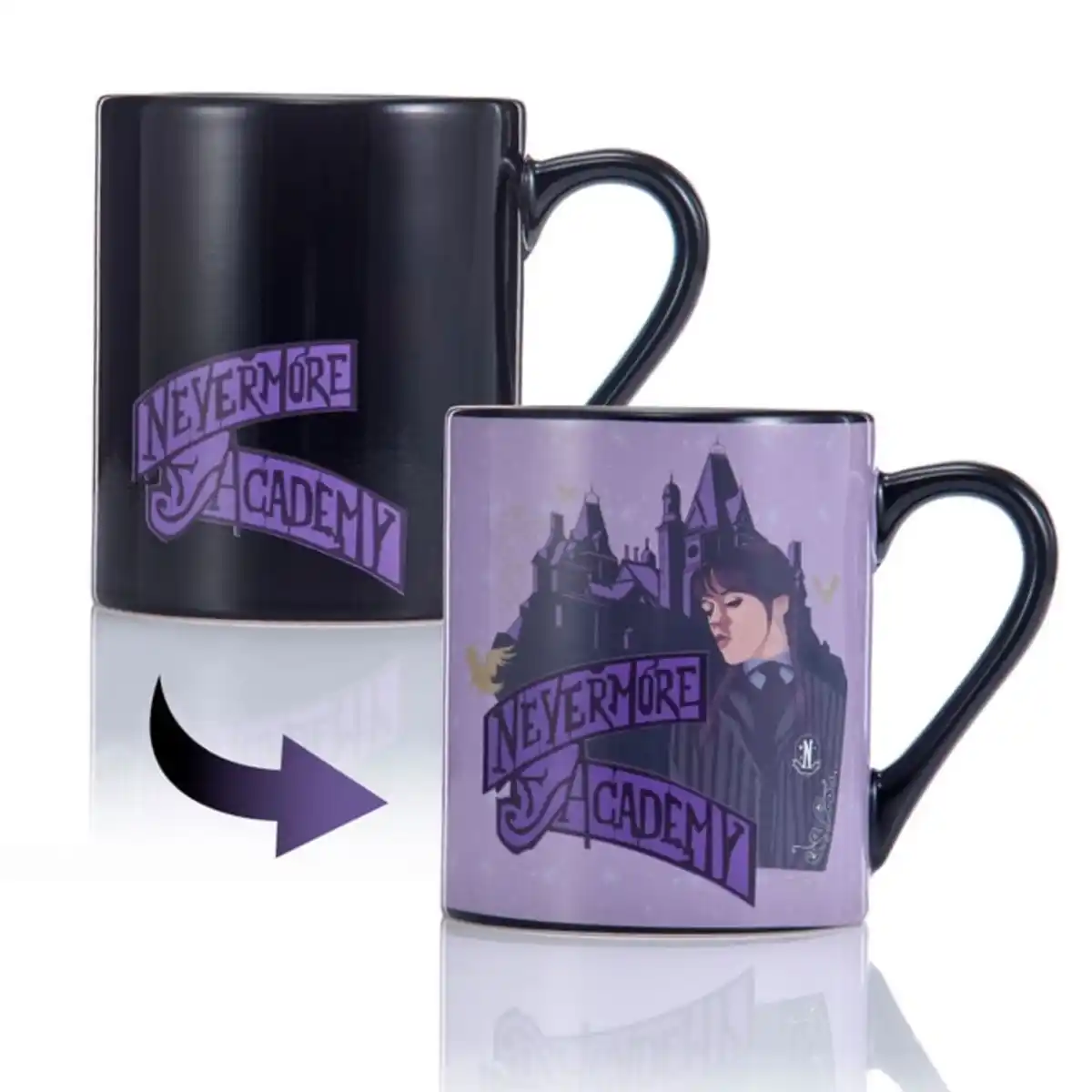 Bild 1 von Wednesday - Tasse mit Farbwechsel - Nevermore Academy