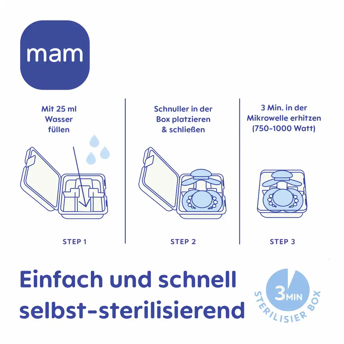 Bild 3 von MAM Schnuller Original Start Day & Night, 0-2 M, 4er-Set, pink