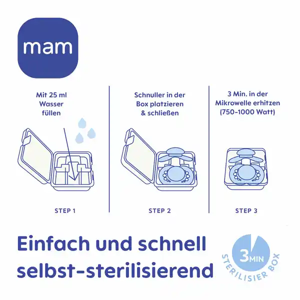 Bild 3 von MAM Schnuller Original Start Day & Night, 0-2 M, 4er-Set, pink