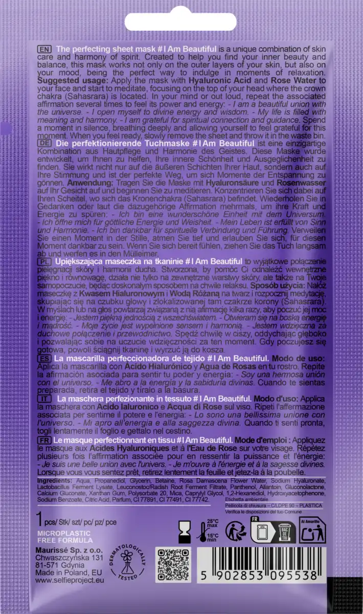 Bild 2 von Selfie Project Perfektionierende Tuchmaske #I Am Beautiful
