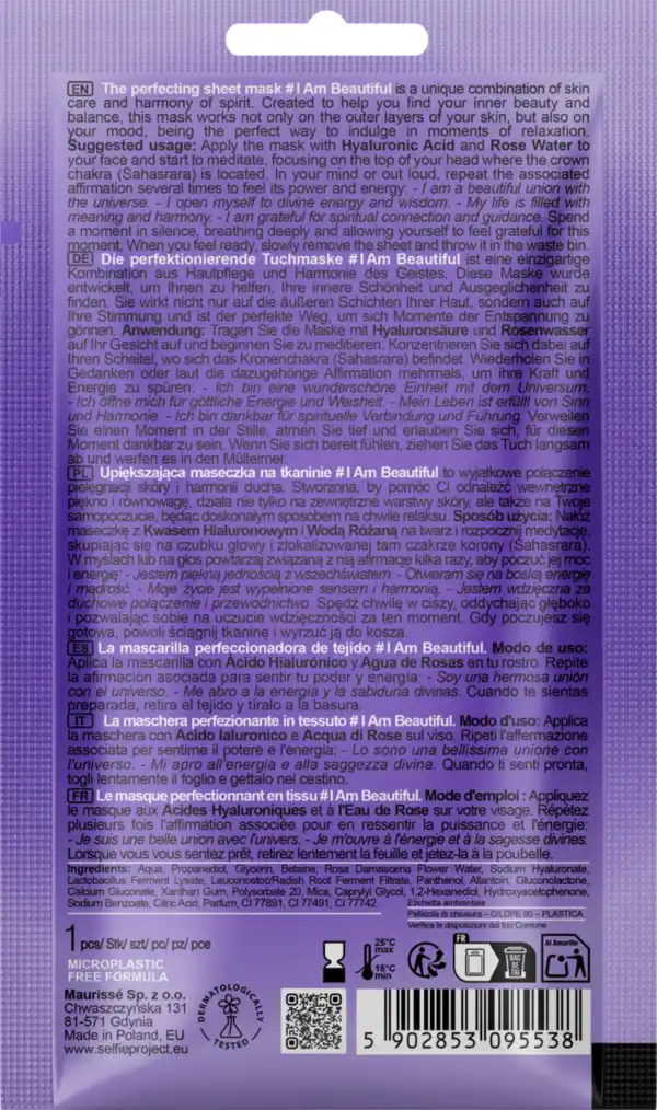 Bild 2 von Selfie Project Perfektionierende Tuchmaske #I Am Beautiful
