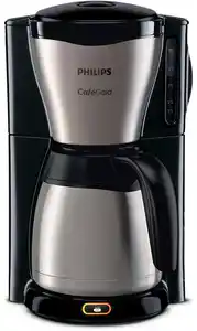 HD7548/20 Gaia Collection Kaffeeautomat mit Thermokanne edelstahl/schwarz
