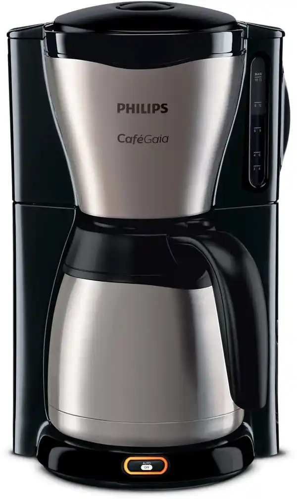 Bild 1 von HD7548/20 Gaia Collection Kaffeeautomat mit Thermokanne edelstahl/schwarz