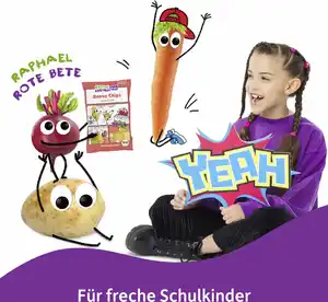 Freche Freunde Bio Bunte Chips Ketchup Style, 50 g