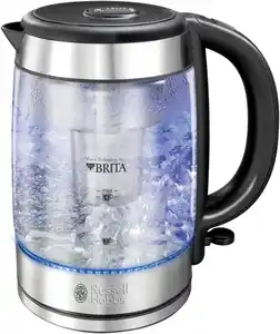 Clarity Wasserkocher 2.2 KW mit Wasserfilter edelstahl/Glas