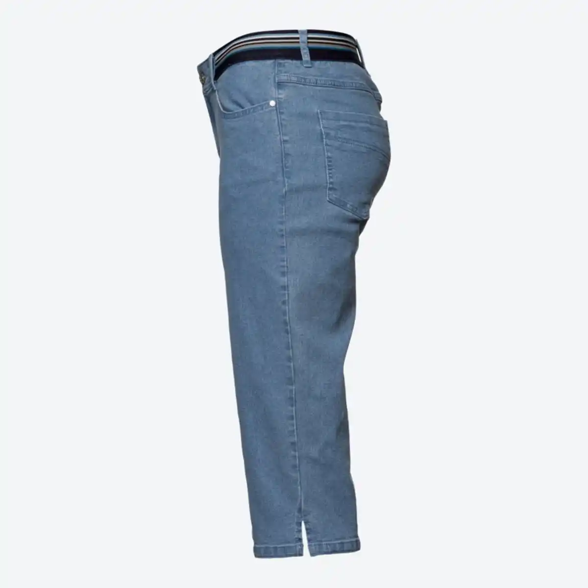 Bild 4 von Damen-Jeanscapri mit elastischem Bund