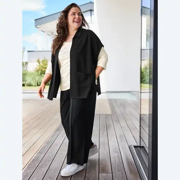 Bild 1 von Damen-Hose mit weitem Bein, große Größen