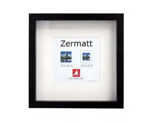 Zermatt Bilderrahmen 23 x 23 cm Duplo weiß