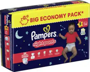 Pampers Baby Dry Night Pants Gr. 5 Junior (11-17 kg) Big Eco Pack 44 Stück