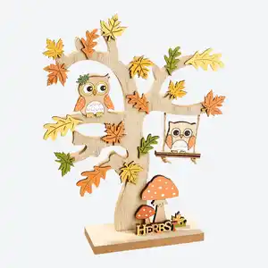 Deko-Herbstbaum aus Holz, Höhe ca. 26cm