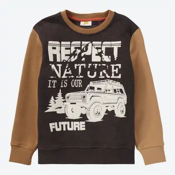 Bild 1 von Kinder-Jungen-Sweatshirt mit Druck