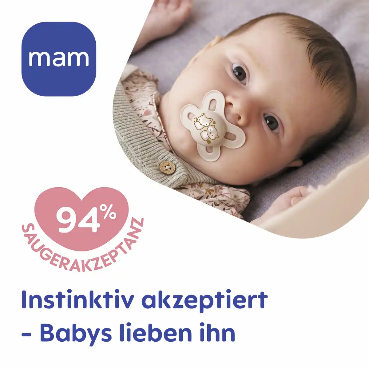 Bild 3 von MAM Schnuller Original Start Day & Night, 0-2 M, 4er-Set, pink