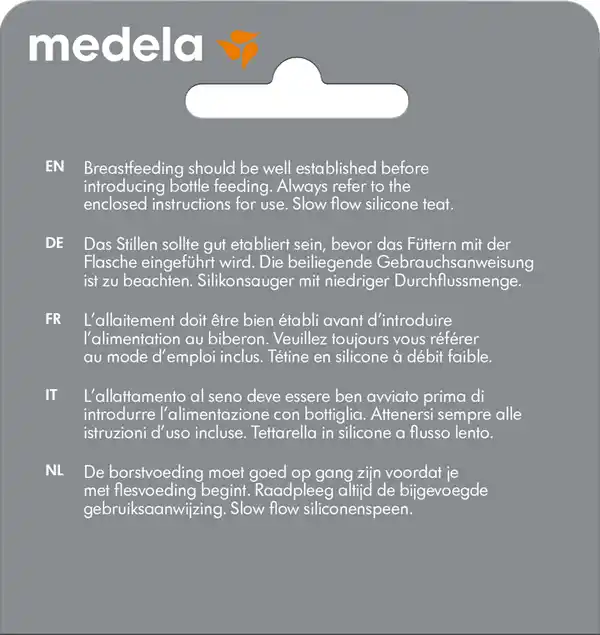 Bild 2 von medela Ersatzsauger für Muttermilchflasche, Gr. S 2er Pack