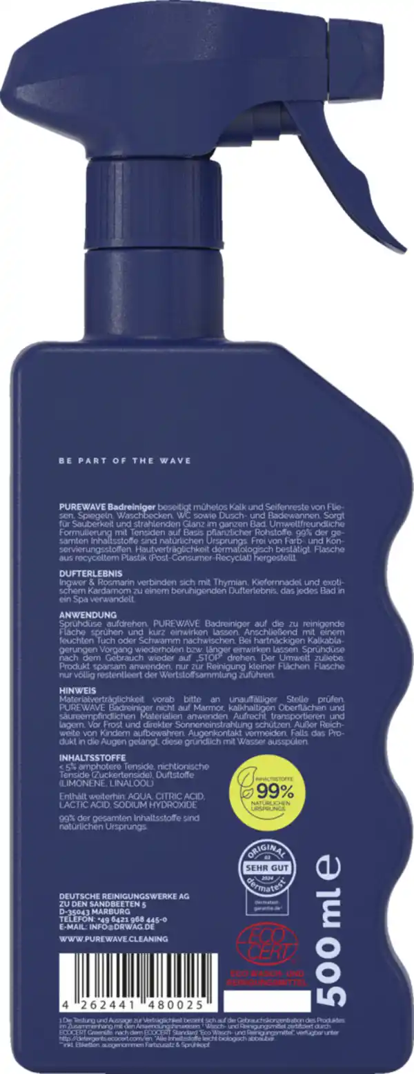 Bild 2 von Purewave Badreiniger, 500 ml