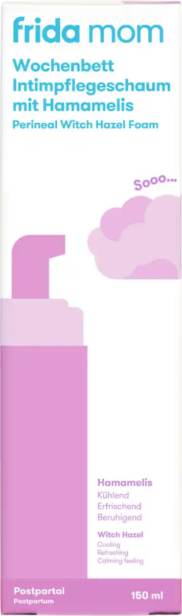 Bild 2 von frida mom Wochenbett Intimpflegeschaum mit Hamamelis, 150 ml