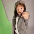 Bild 1 von Kinder-Sweatjacke meliert