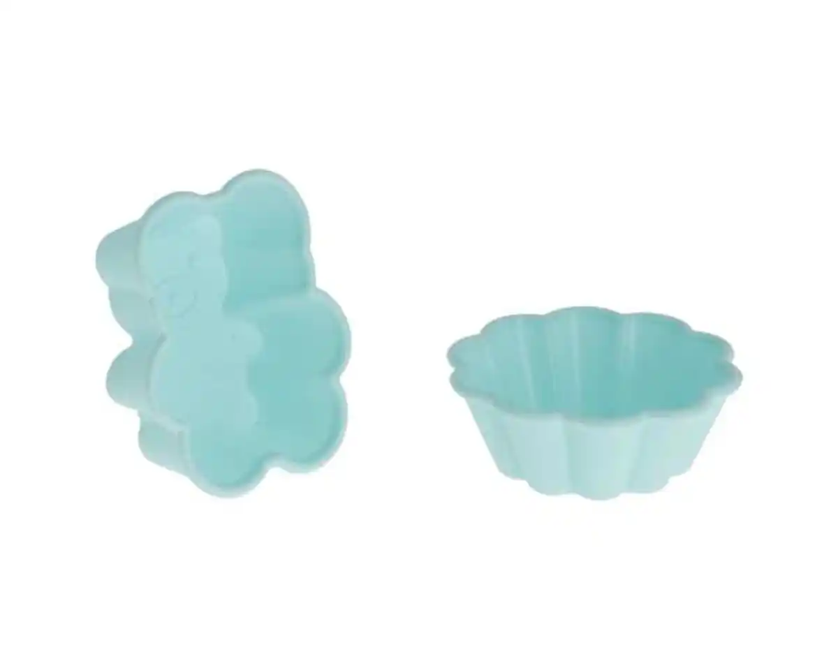 Bild 1 von Backförmchen 3er Silikon, versch.Formen und Farben