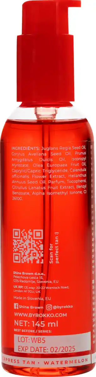 Bild 2 von Byrokko Shine Brown Watermelon Oil Bräunungsbeschleuniger, 145 ml