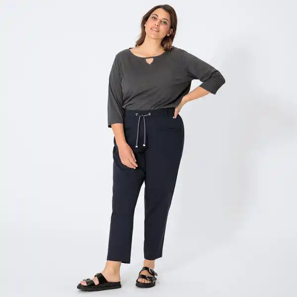 Bild 1 von Damen-Hose mit Reißverschlusstaschen, große Größen