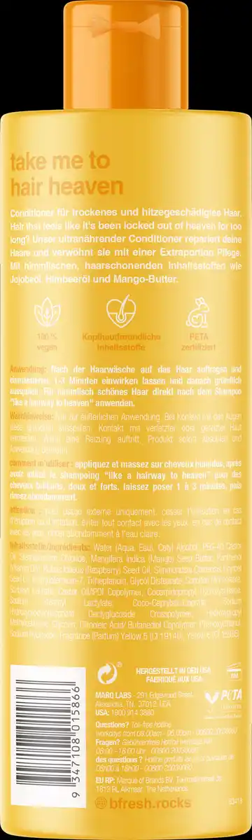 Bild 2 von b.fresh Haarspülung - like a hairway to heaven, 355 ml