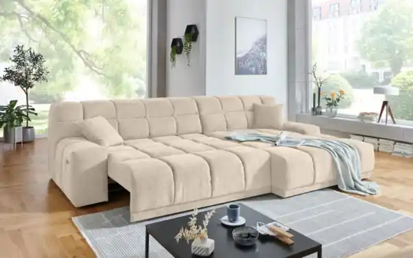 Bild 2 von Wohnlandschaft London, beige, inkl. elektrischer Sitztiefenverstellung