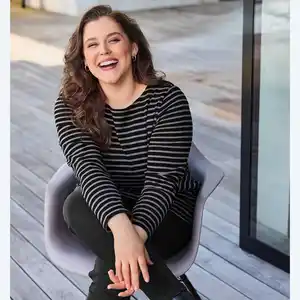 Damen-Pullover mit Bootausschnitt, große Größen