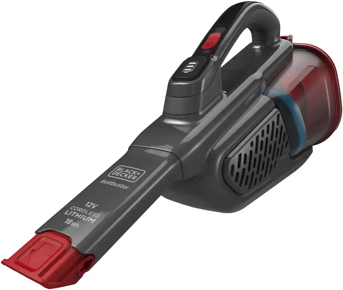 Bild 1 von BHHV315B Dustbuster Akku-Sauger mit Cyclone Technologie titanium/rot
