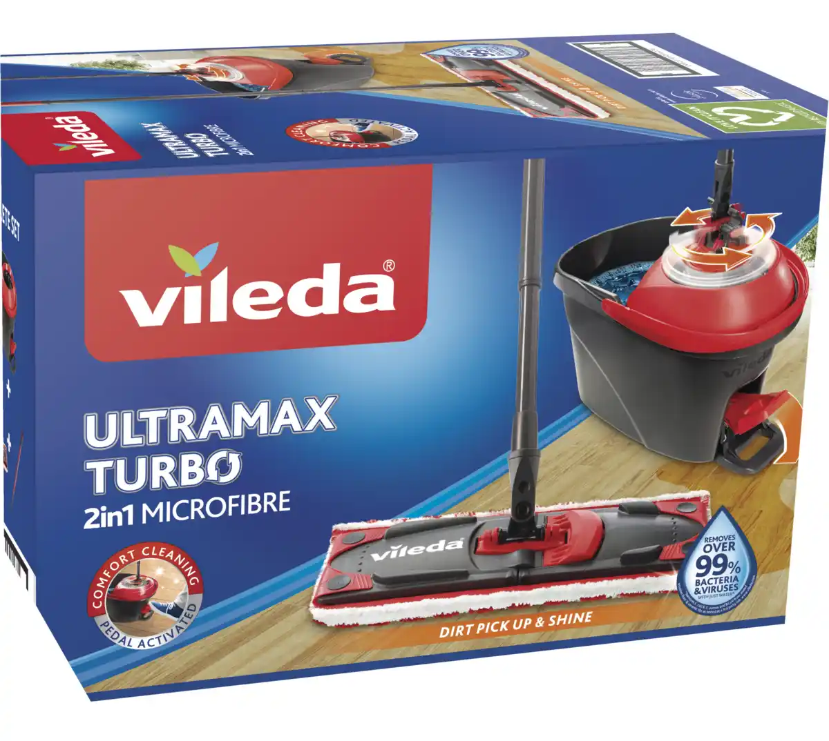 Bild 1 von Vileda Ultramax Turbo Bodenreiniger Komplettset
