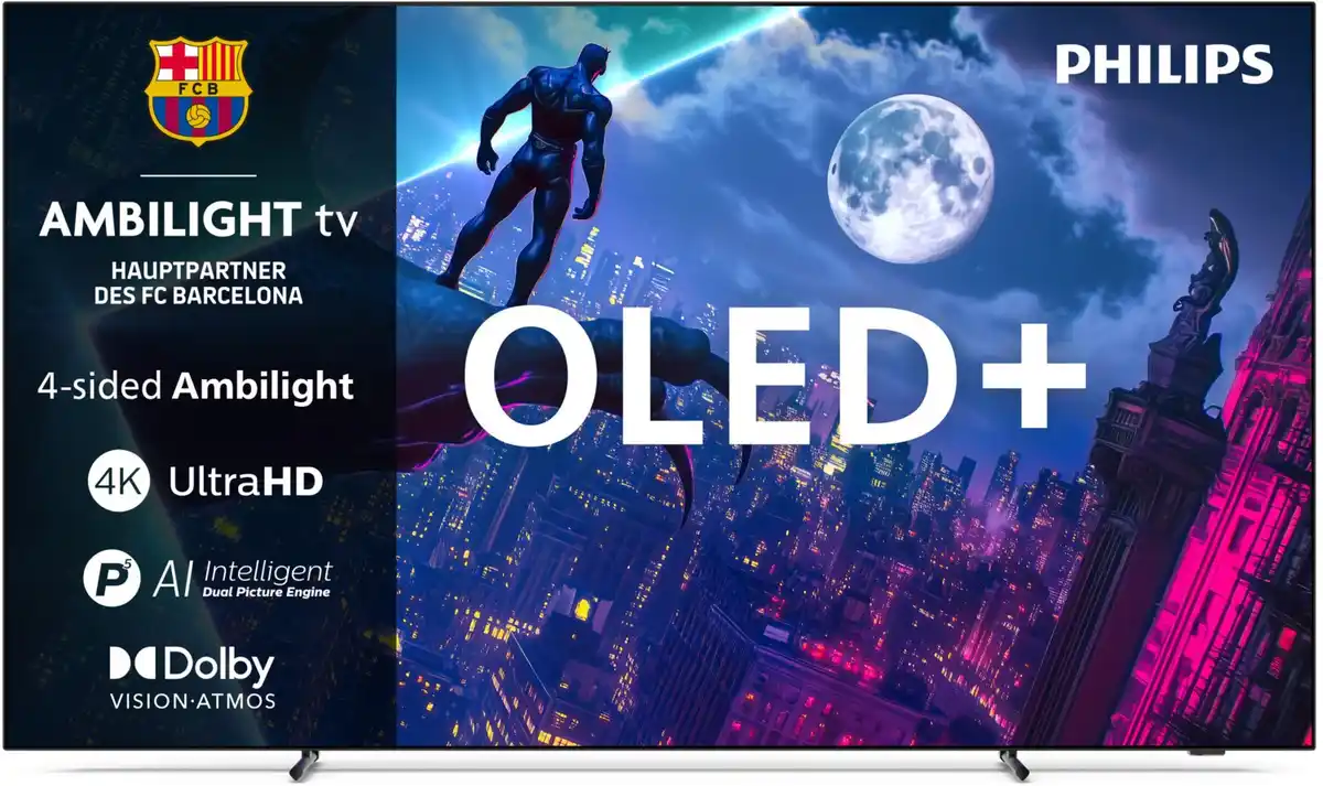 Bild 1 von 65OLED950/12 164 cm (65") OLED+ Ambilight TV metall