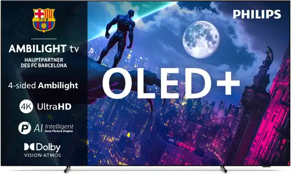 Bild 1 von 65OLED950/12 164 cm (65") OLED+ Ambilight TV metall