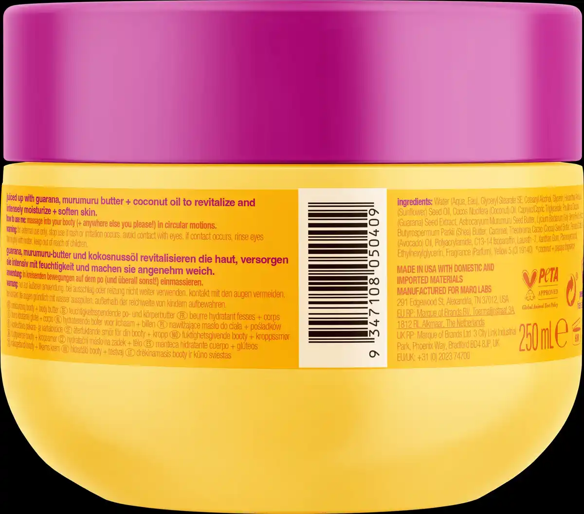 Bild 2 von b.fresh Körperbutter - cutie with a booty, 250 ml