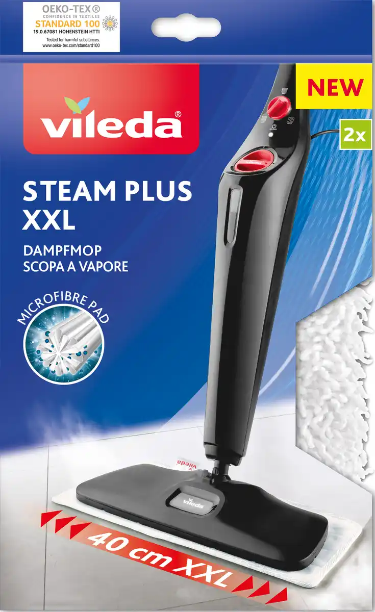 Bild 1 von Vileda Ersatzbezug Dampfreiniger Steam Plus XXL