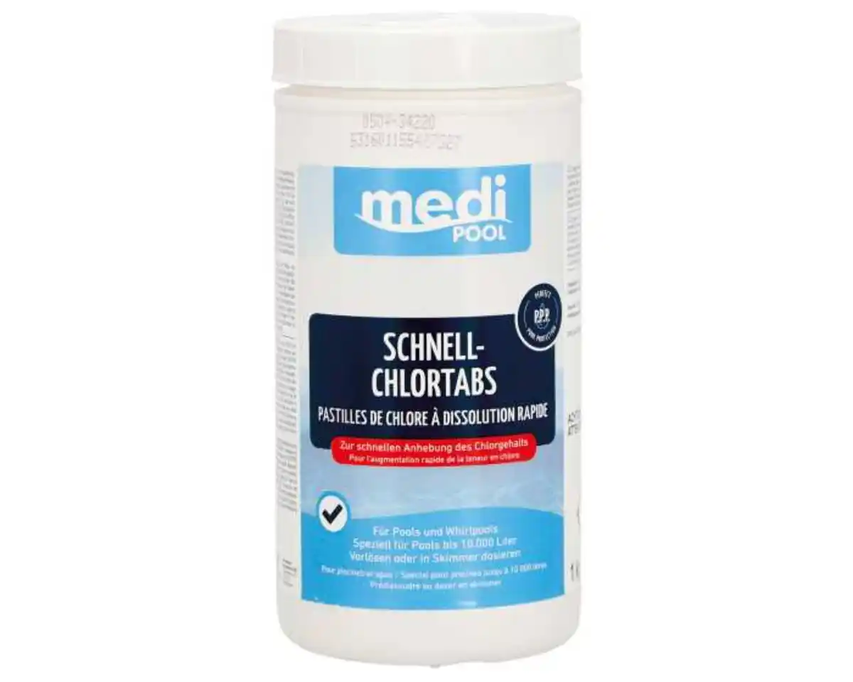 Bild 1 von mediPOOL Schnell-Chlortabs 1 kg