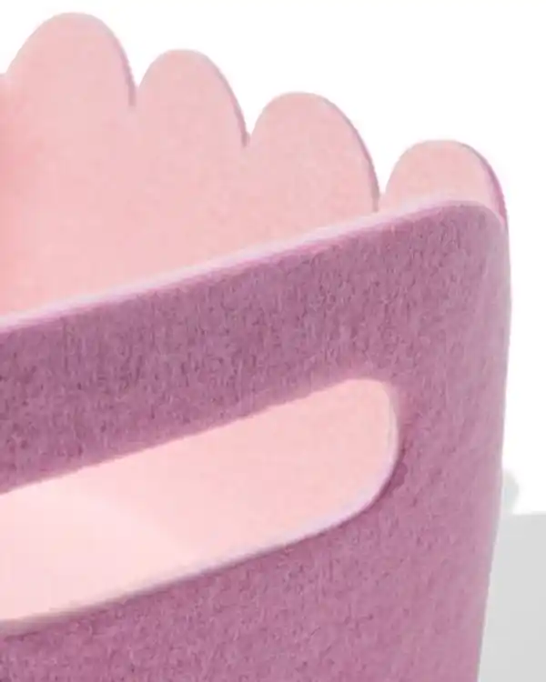 Bild 2 von Korb 20 x 12 cm, Filz, Violett