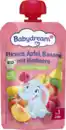 Bild 1 von Babydream Bio Früchtepüree Pfirsich, Apfel, Banane mit Himbeere, 100 g