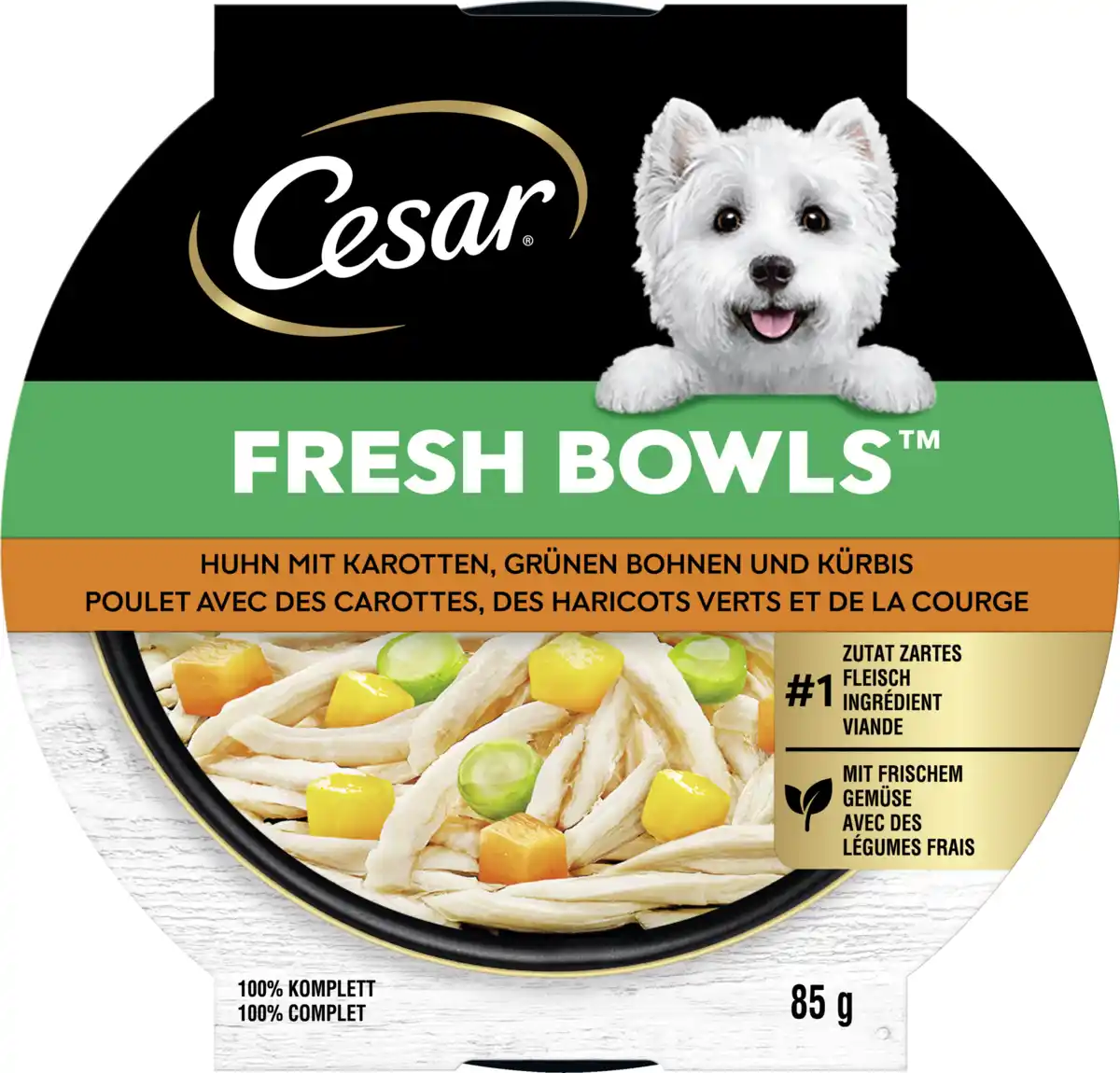 Bild 1 von Cesar FRESH BOWLS Huhn in Sauce, 85 g