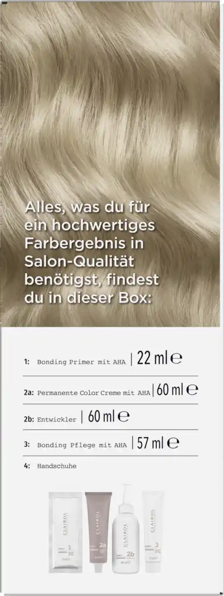 Bild 4 von Clairol Professional Colorstrong permanente Haarfarbe 9/1 Helles Aschblond